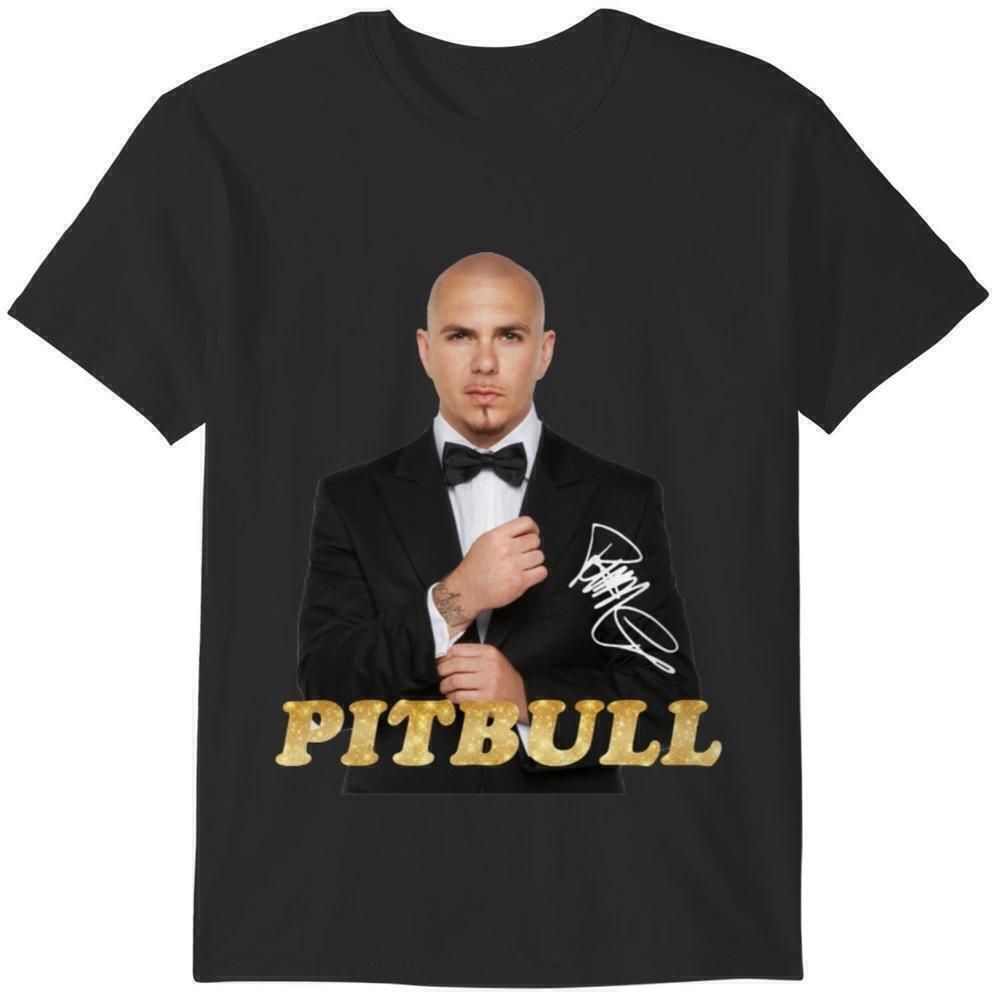 Pitbull Rapper Signature 2023 Music Fan T-Shirt